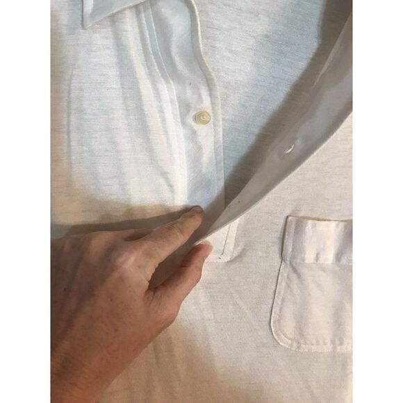 Vintage Tournament By Arrow Men L Single Stitch Short Sleeve Golf Polo Shirt. i - Picture 3 of 8